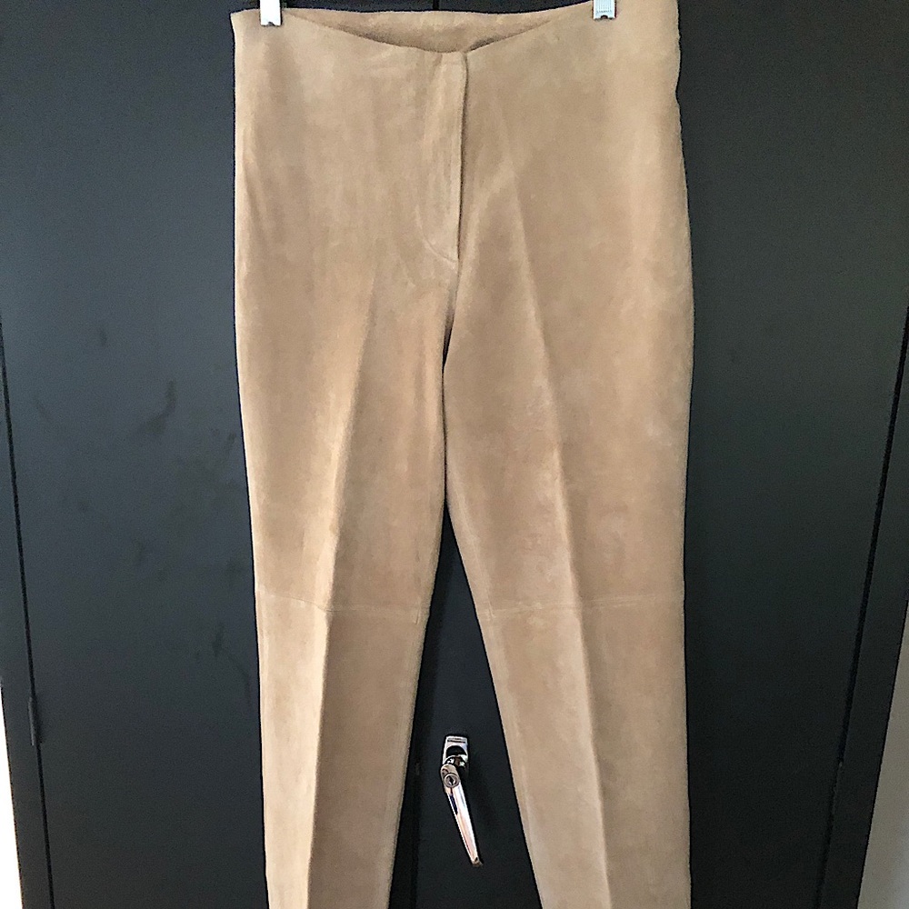 100% suede leather pants.     FINAL